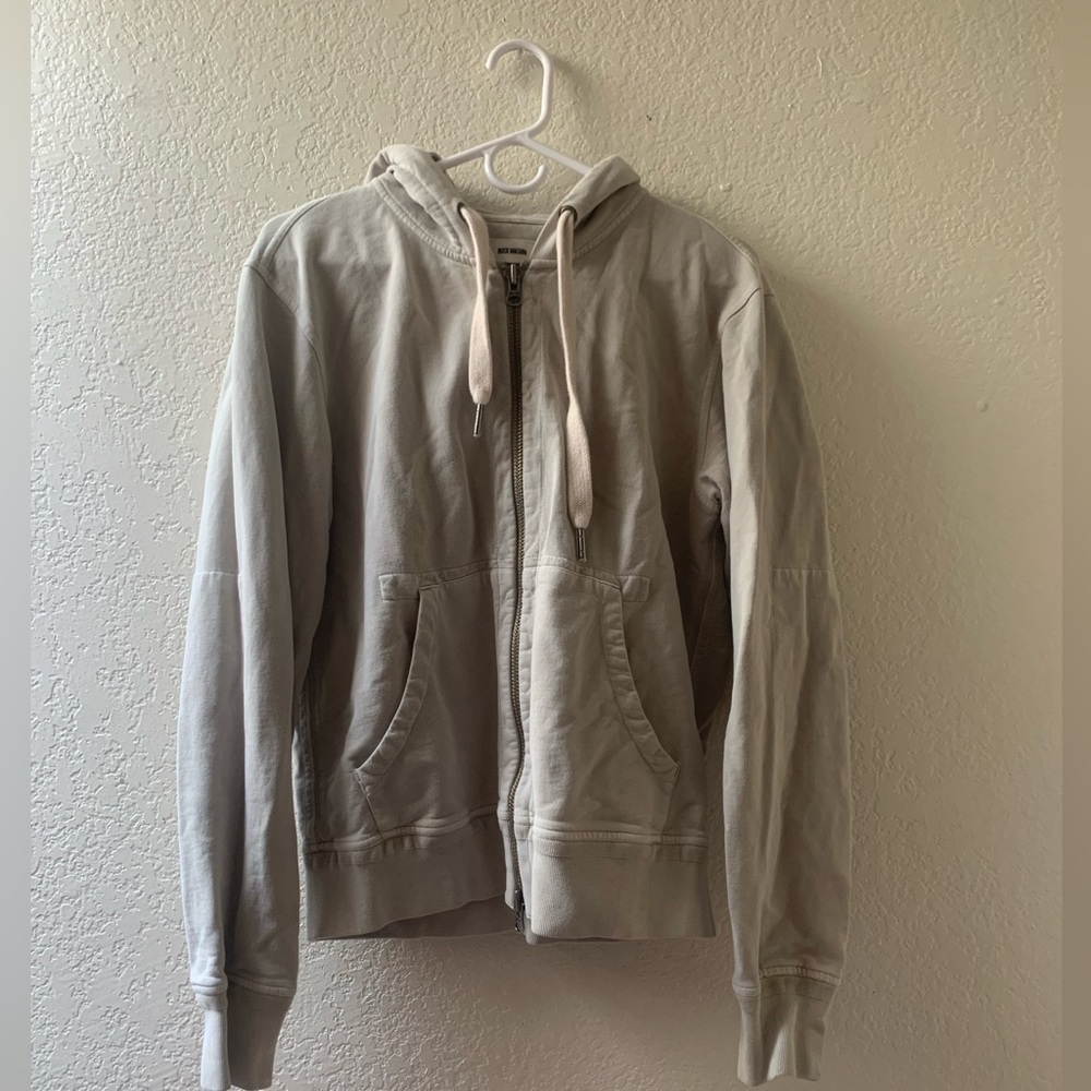 Buck Mason zip up hoodie